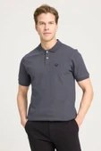 Wrangler Erkek Regular Fit Polo Antrasit Erkek Kısa Kol T-Shirt thumbnail 1