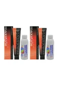 Maxstyle SPS792 Argan ve Keratin 2025/07.44 Yoğun Bakır 60 Ml 2 Ad Saç Boyası + 2 Ad 90 Ml Oksidan Set - 1