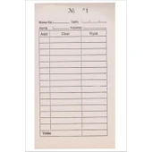 ADİSYON FİŞİ KÜÇÜK BOY - 2