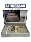 Altınbaşak Jakarlı Saten Çift Kişilik Nevresim Takımı Adelya Sabre thumbnail 1