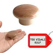 8 Adet Bihe Plastik Çanak Mantar Kulp Ceviz Düğme Mobilya Mutfak Dolap Dolabı Çekmece Kulbu Kulpları thumbnail 2