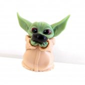 Star Wars 3D Baby Yoda Mini Figür Oyuncak 5 cm 9140 - 1