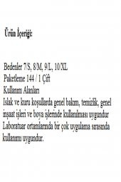 Starline Neb Stl 2113 Kimyasal Eldiven - Stl-2113 (9 Numara L Beden) X 5 Adet - 6
