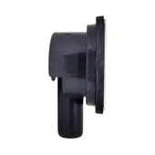 DUXXA 10x10 cm Yer Süzgeci – 32 mm Yandan Çıkışlı Paslanmaz Izgaralı - 3