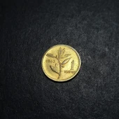 Escoines Koleksiyon 3996367e36d01f0d00 ÇİL 1Kuruş 1962 eski madeni para - 4