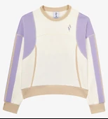Skechers W Diagonal Lw Fleece Crew Neck Sweatshirt S2510045-102 Kadın Sweatshirt thumbnail 1