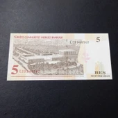 Escoines Koleksiyon 3996367e457680812e E23 5YTL ÇİL 8.Emisyon Yeni Türk Lirası eski kağıt para 5 YTL thumbnail 2