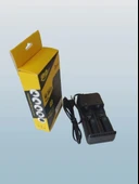 İkili 2li 26650-18650-16340 3.7V Li-On Pil Şarj Aleti Kablolu 220v Fişli Kablolu - 4