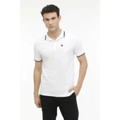 Lumberjack A10153338608010 4M M-Bsc Polo 12Bs45 4Fx Beyaz Erkek Polo T-Shırt - 1