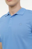 Lumberjack A10149746508010 4M M-Ct953 Basıc P.T-Sh 4Fx Havacı Mavı Erkek Polo T-Shırt - 4