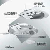 Logitech G502 X PLUS Kablosuz RGB Oyun Mouse - 4