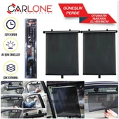Makaralı Otomatik Yan Cam Perde 2'Li 36x54cm Güneşlik- Araç Cam Güneşliği - 1