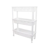 3 KATLI DÜZENLEYİCİ  - RAF ÜNİTESİ TEKERLEKLİ 510X205X685MM  GO5060Gok170751 - 1