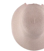 Kadın Hasır Fötr Şapka ŞIK Tasarım Rattan Model Ayarlanabilir Ölçü - 6
