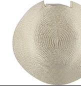 Kadın Hasır Fötr Şapka ŞIK Tasarım Rattan Model Ayarlanabilir Ölçü - 3