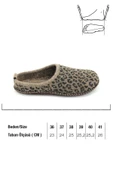 Gezer 15525 Kadın Keçe Kumaş Sessiz Taban Ev-Halı Terliği thumbnail 4