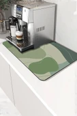 Valerine Life Kahve Makinesi Matı Sıvı Geçirmez Kaymaz Yıkanır Çaycı Çay Espresso Makinesi Pad 35x45cm 27241230 - 1