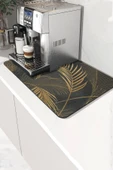 Valerine Life Kahve Makinesi Matı Sıvı Geçirmez Kaymaz Yıkanır Çaycı Çay Espresso Makinesi Pad 35x45cm 27250201 - 1