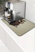 Valerine Life Kahve Makinesi Matı Sıvı Geçirmez Kaymaz Yıkanır Çaycı Çay Espresso Makinesi Pad 35x45cm 27241226 - 1