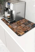 Valerine Life Kahve Makinesi Matı Sıvı Geçirmez Kaymaz Yıkanır Çaycı Çay Espresso Makinesi Pad 35x45cm 27250203 - 1