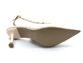 Feles Zımba Şerit Detaylı Arkası Açık Stiletto Kadın Topuklu Ayakkabı thumbnail 8