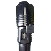 1500 Lümen TG Led 2800 mAH Zoom Özellikli Şarj Edilebilir El Feneri SK3300 TG-53-vice/(1395) 2913 thumbnail 3