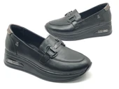 Venüs Guye Hakiki Deri Ortopedik Oxford Kadın Aır-Flow Taban Klasik Ayakkabı - 3