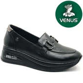 Venüs Guye Hakiki Deri Ortopedik Oxford Kadın Aır-Flow Taban Klasik Ayakkabı - 1