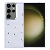 Samsung Galaxy S25 Ultra Kılıf Airbag Tasarımlı Simli Şeffaf Kutup Kapak thumbnail 3