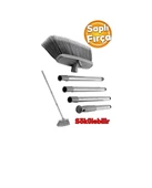 Araba Araç Oto Otomobil Wc Banyo Ev Yıkama Köpükleme Temizleme Fırça Yumuşak Uç Sökülebilir 4 Sap - 5