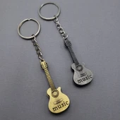 Metal Gitar Anahtarlık - 1