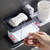 Çoklu Sabun Tutucu Fonksiyonel Banyo Sabunluk - 2
