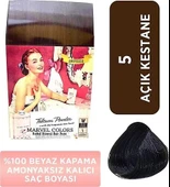 Marvel Saç Boyası Amonyaksız Naturel 5.3 Açık Kestane - 1