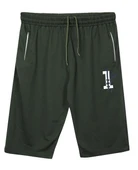 Erkek Büyük Beden 110 - 150 Kilo Arası İçin Uygun Pine1 Yazılı Penye Kapri - 5