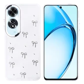 Oppo A60 Kılıf Airbag Tasarımlı Simli Şeffaf Kutup Kapak thumbnail 3