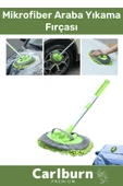 Özel Üretim 180 Derece Dönen Otomobil Çizmez Hasar Mikrofiber Araba Yıkama Sopalı Fırça Seti - 1