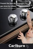 Yüksek Isıya Dayanıklı Çocuk Yangın Yanma Önleyici Ocak Düğmesi Takılabilen Koruyucu Kapak 4 Adet - 4