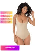 Özel Üretim Vücut Şekillendirici Sıkılaştırıcı Toparlayıcı Lazer Kesim İz Göstermeyen Bady Korse thumbnail 1