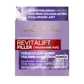 LOreal Paris Revitalift Filler Yoğun Dolgunlaştırıcı Yaşlanma Karşıtı Gündüz Kremi Hyaluronik Asit - 1