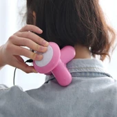 By Nevser® 3 Başlıklı Titreşimli USB Şarjlı Mini El Masaj Aleti - 4