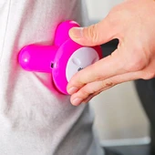 By Nevser® 3 Başlıklı Titreşimli USB Şarjlı Mini El Masaj Aleti - 2