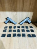 Boncuklu  20x11 cm Boncuk Atan Silah 2 Adet + 21 Paket Boncuk - 1
