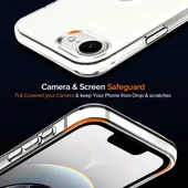 iPhone 16e Kılıf Kamera Korumalı Silikon Şeffaf Arka Kapak - 2