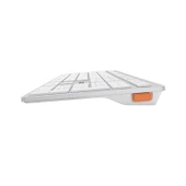 A4 TECH FBX50C BEYAZ BLUETOOTH+2.4G NANO MM SARJ EDILEBILIR KABLOSUZ KLAVYE - 2
