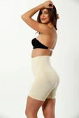 Lazer Kesim Sıkılaştırıcı Toparlayıcı İz Göstermeyen Kaymaz Silikon Dikleştirici Şekillendirici Mini Şort Korse thumbnail 3