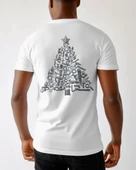 Endüstriyel Yılbaşı Ağacı Sırt Baskılı Tişört Mühendis Ruhu Taşıyanlara - 2