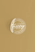 This Package is Happy To See You Too Dairesel Şeffaf Etiket 100 Adet - 7