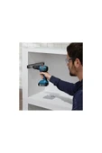 Bosch Professional GWS 180-LI + GSB 185-LI 18V Akülü Vidalama 2+4 Ah Çift Akü Set - 06019H9026 - 5