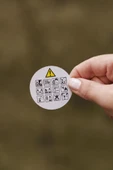 Mum Uyarı Etiket Seti 100 Adet - 8