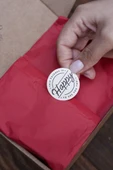 This Package is Happy To See You Too Dairesel Etiket 100 Adet - 2